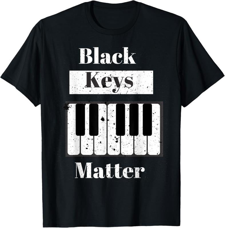 100% Cotton Black keys matter, This not just a piano gift Design T-Shirt Hoodie, Sweatshirt | DripVista.com