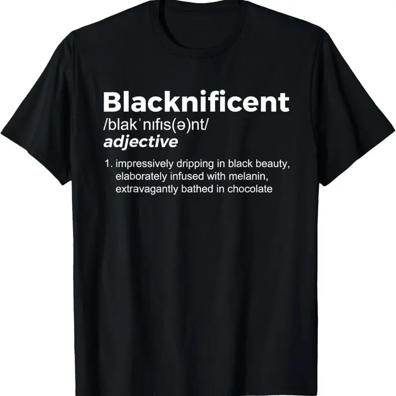 100% Cotton Blacknificent - Black History & African Roots Afro T-Shirt Hoodie, Sweatshirt | DripVista.com