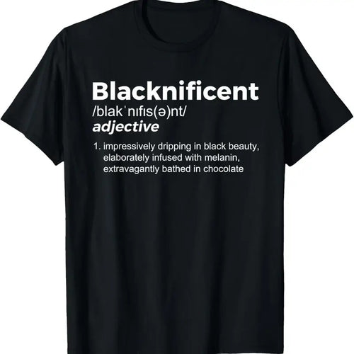100% Cotton Blacknificent - Black History & African Roots Afro T-Shirt Hoodie, Sweatshirt | DripVista.com