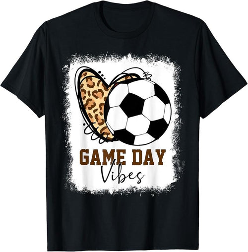 100% Cotton Bleached Soccer Game Day Vibes Soccer Mom Game Day Season T-Shirt Hoodie, Sweatshirt | DripVista.com