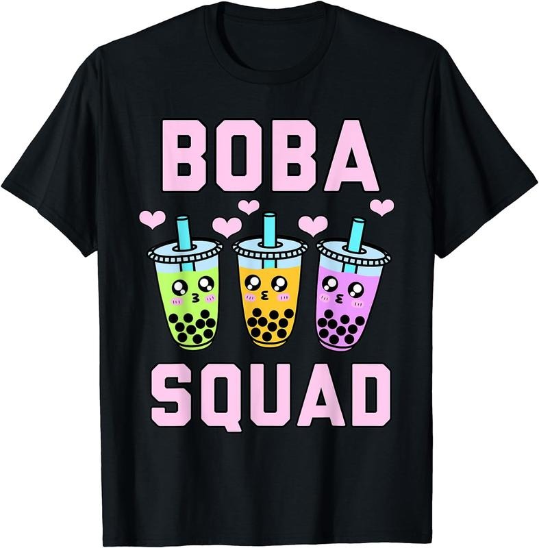 [100% Cotton]Boba Tea Squad Matching Bestie Sister Family Of 3 Bubble Tea T-Shirt Hoodie, Sweatshirt | DripVista.com