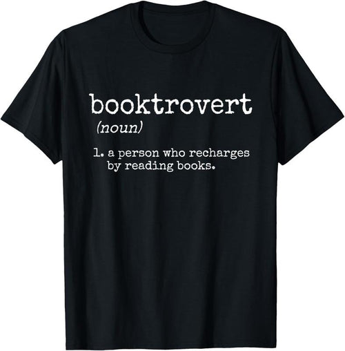 100% Cotton Booktrovert, Funny Book Reader T-Shirt Hoodie, Sweatshirt | DripVista.com