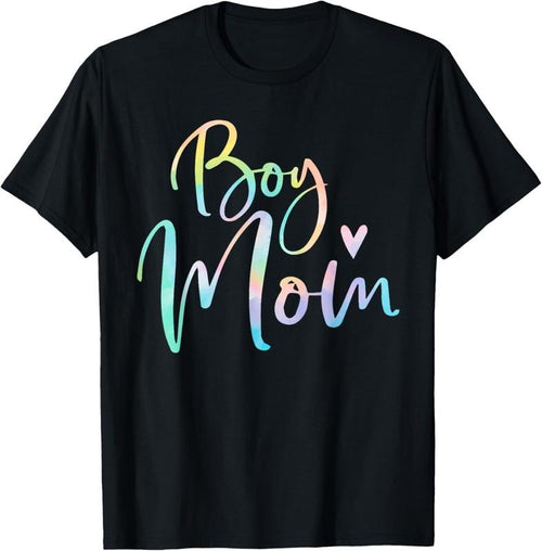 100% Cotton Boy Mom Gifts For Mother Mama Of Boys Tie Dye T-Shirt Hoodie, Sweatshirt | DripVista.com