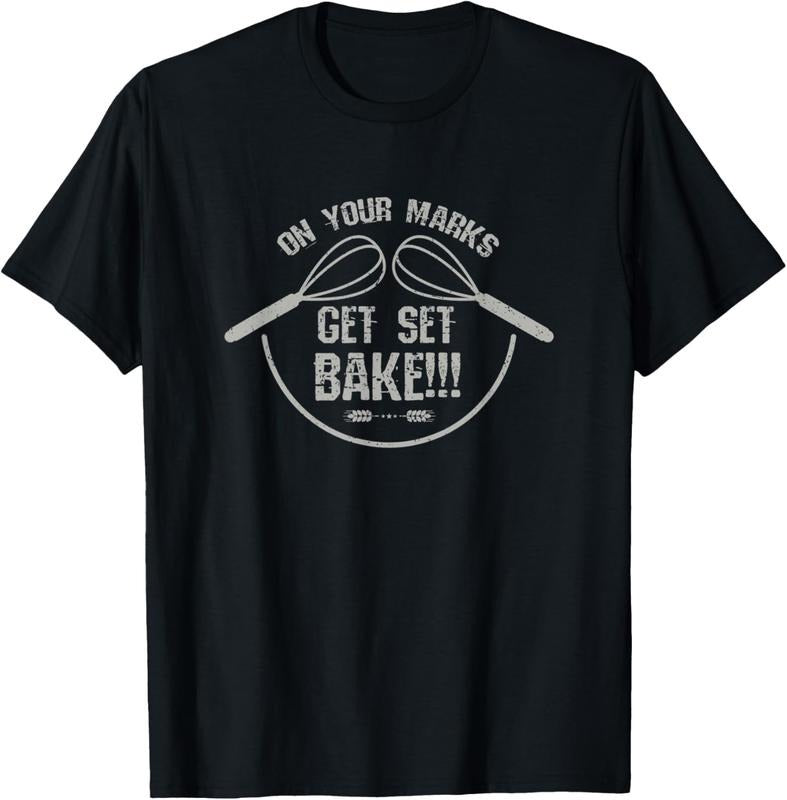 100% Cotton Cake Baking British Get Set Bake Cupcake Pastry Chefs Baker T-Shirt Hoodie, Sweatshirt | DripVista.com