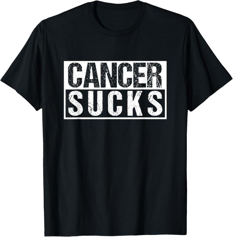 100% Cotton Cancer Sucks For A Cancer Survivor Gift T-Shirt Hoodie, Sweatshirt | DripVista.com