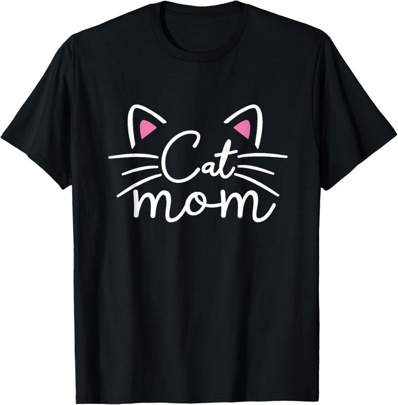 100% Cotton Cat Mom - I Love My Cat - Cat Mom Great Gift Idea - Classic T-Shirt Hoodie, Sweatshirt | DripVista.com