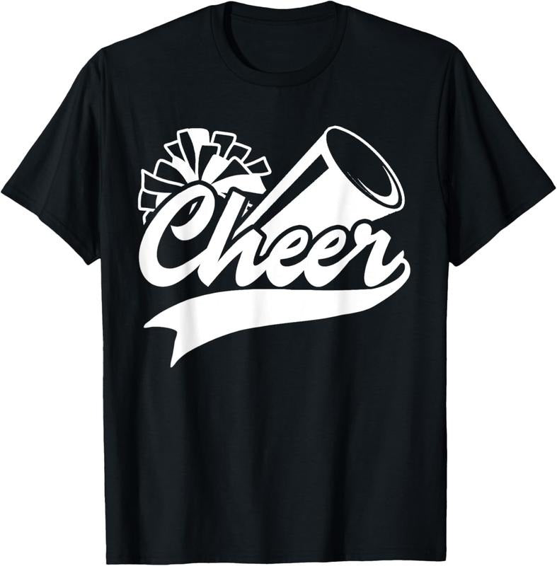 100% Cotton Cheerleading Peace Love Cheer Cheerleader Colors Matching T-Shirt Hoodie, Sweatshirt | DripVista.com