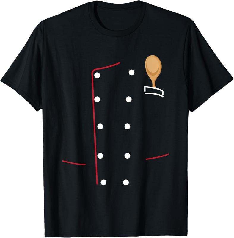 100% Cotton Chef Coat T-Shirt-Chef Uniform Jacket Shirt-Culinary GIFT T-Shirt Hoodie, Sweatshirt | DripVista.com