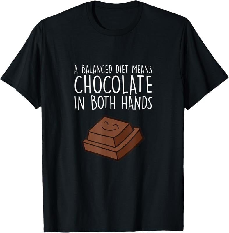 100% Cotton Chocolate Lover Quote Humor Chocolate Milk Chocolate Bars T-Shirt Hoodie, Sweatshirt | DripVista.com