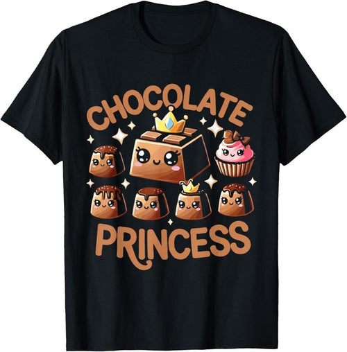 100% Cotton Chocolate Princess T-Shirt Hoodie, Sweatshirt | DripVista.com