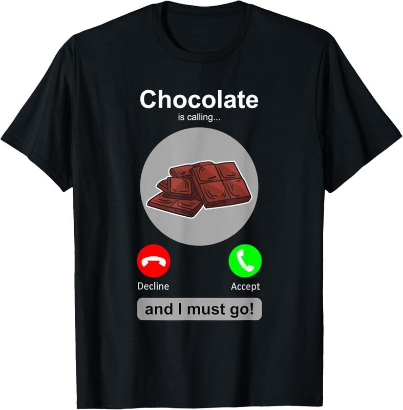 100% Cotton Chocolate Shirt Funny Chocolate Lover Candy Humor Gift T-Shirt Hoodie, Sweatshirt | DripVista.com