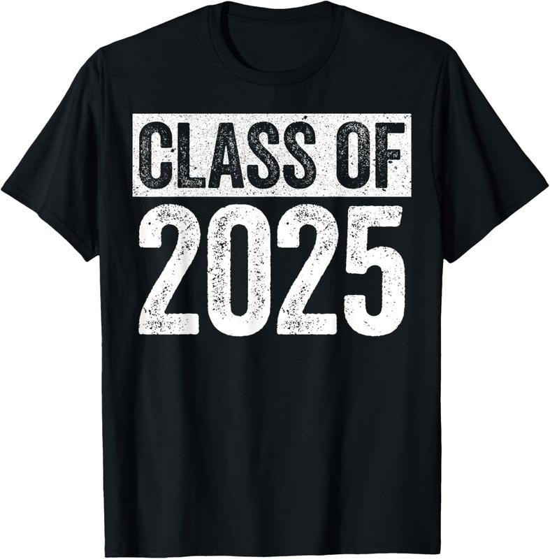 100% Cotton Class Of 2025 T-Shirt Senior 2025 Graduation Shirt T-Shirt Hoodie, Sweatshirt | DripVista.com