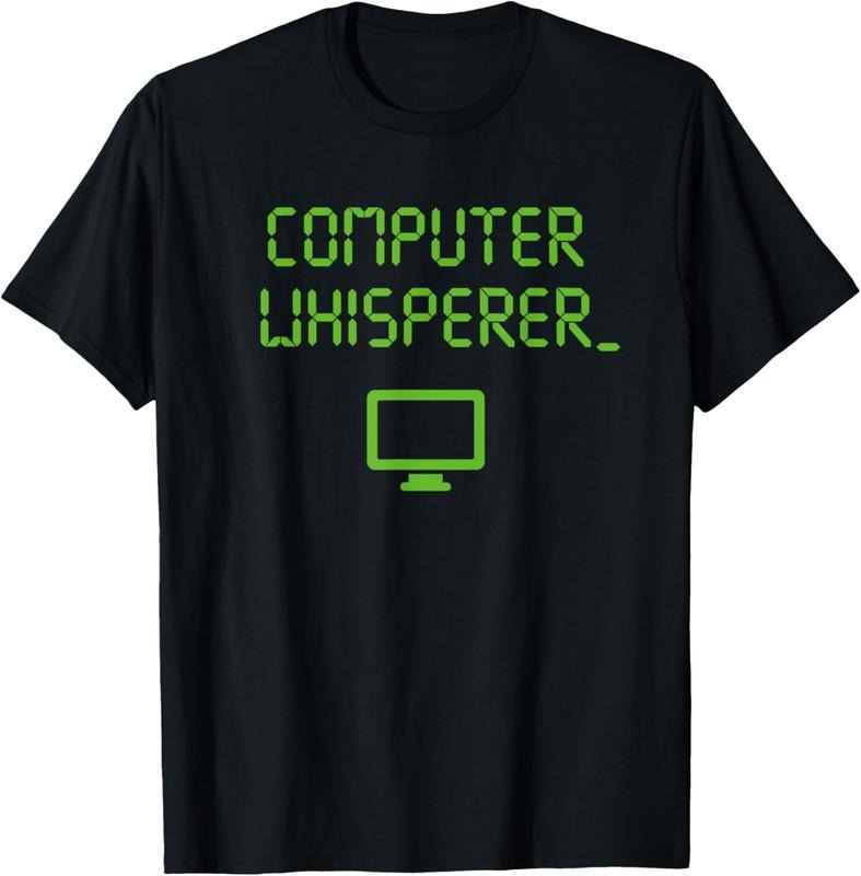 100% Cotton Computer Whisperer Shirt Tech Support Nerds Geeks Funny IT T-Shirt Hoodie, Sweatshirt | DripVista.com