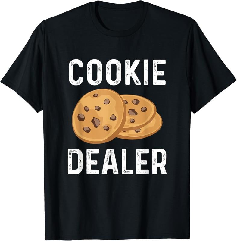 100% Cotton Cookie Dealer - Cookie Lover Gift Cookie Baker Cookie Gift T-Shirt Hoodie, Sweatshirt | DripVista.com