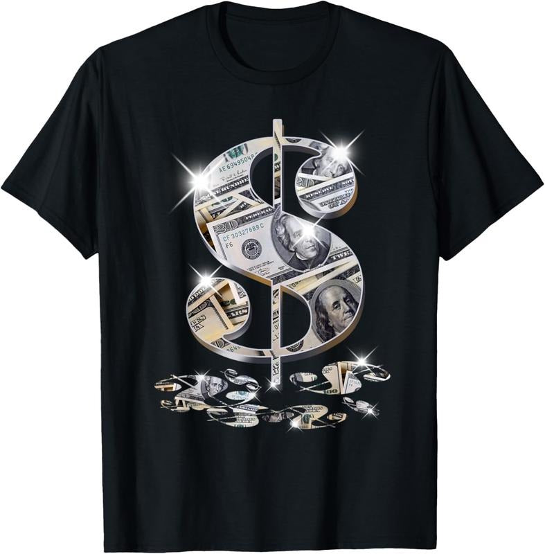 100% Cotton Cool As Dollar Bill Dollar Sign $ Gift Design Idea T-Shirt Hoodie, Sweatshirt | DripVista.com