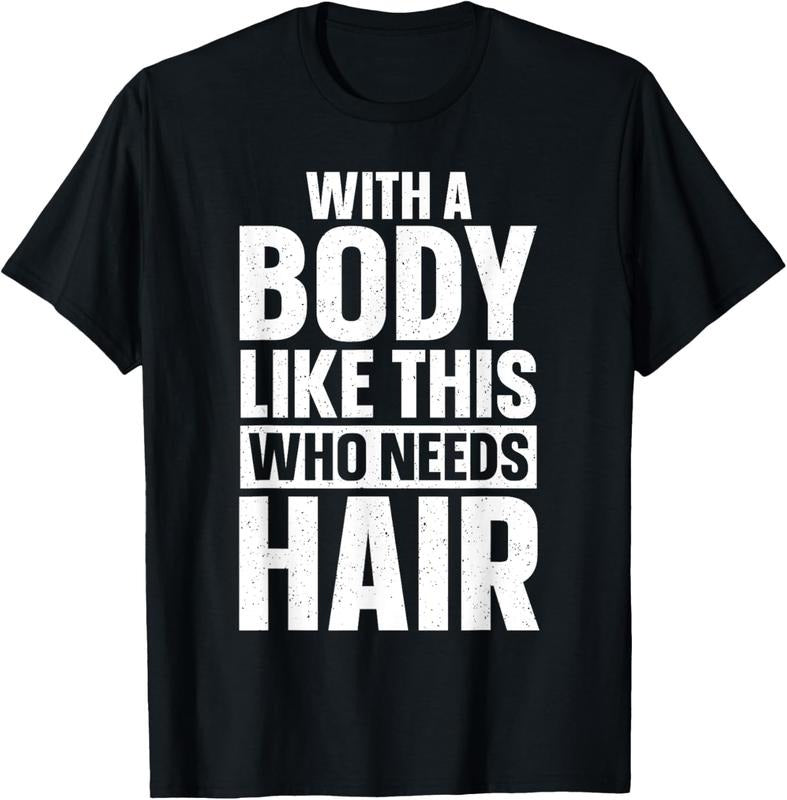 100% Cotton Cool Bald Guy Design For Men Dad Husband Bald Head Bald Man T-Shirt Hoodie, Sweatshirt | DripVista.com