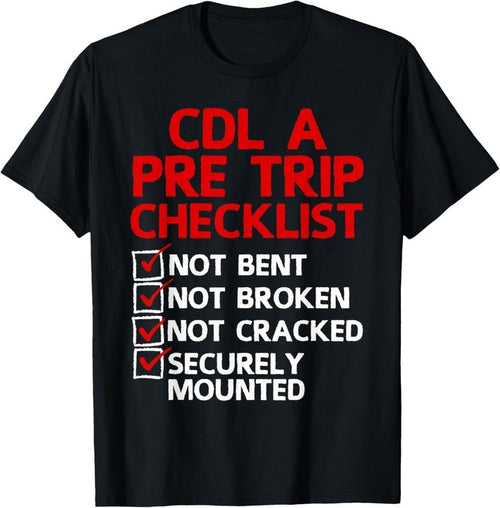 100% Cotton Cool CDL Trucker Art For Men Women Trucking CDL Truck Driver T-Shirt Hoodie, Sweatshirt | DripVista.com