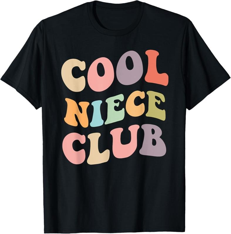 100% Cotton Cool Niece Club- Family Matching graphics T-Shirt Hoodie, Sweatshirt | DripVista.com