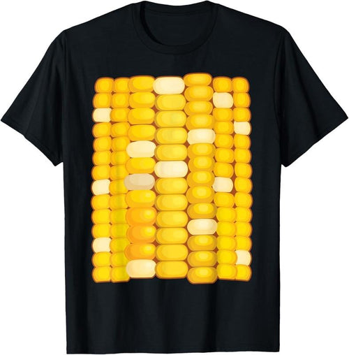100% Cotton Corn Costume Halloween Shirt | Cool Food Dress-Up Gift T-Shirt Hoodie, Sweatshirt | DripVista.com
