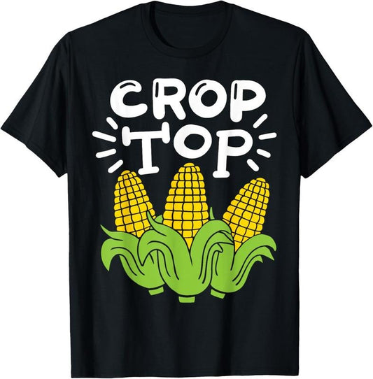 100% Cotton Corn Crop Top T-Shirt