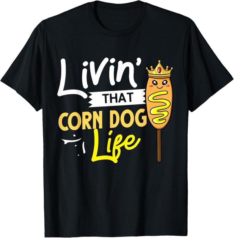 100% Cotton Corn Dog Korean Mini Cheese Vegan T-Shirt Hoodie, Sweatshirt | DripVista.com