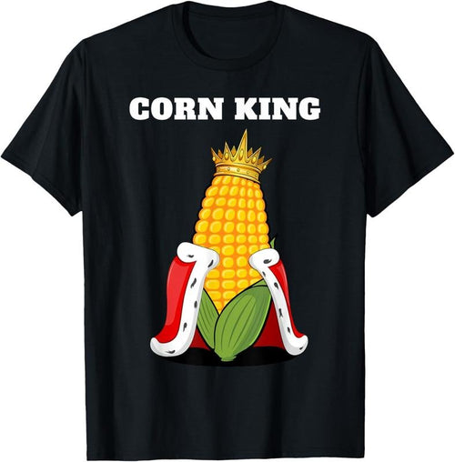 100% Cotton Corn King | Mens Corn Lover Shirt | Sweetcorn Shirt | Corn T-Shirt Hoodie, Sweatshirt | DripVista.com