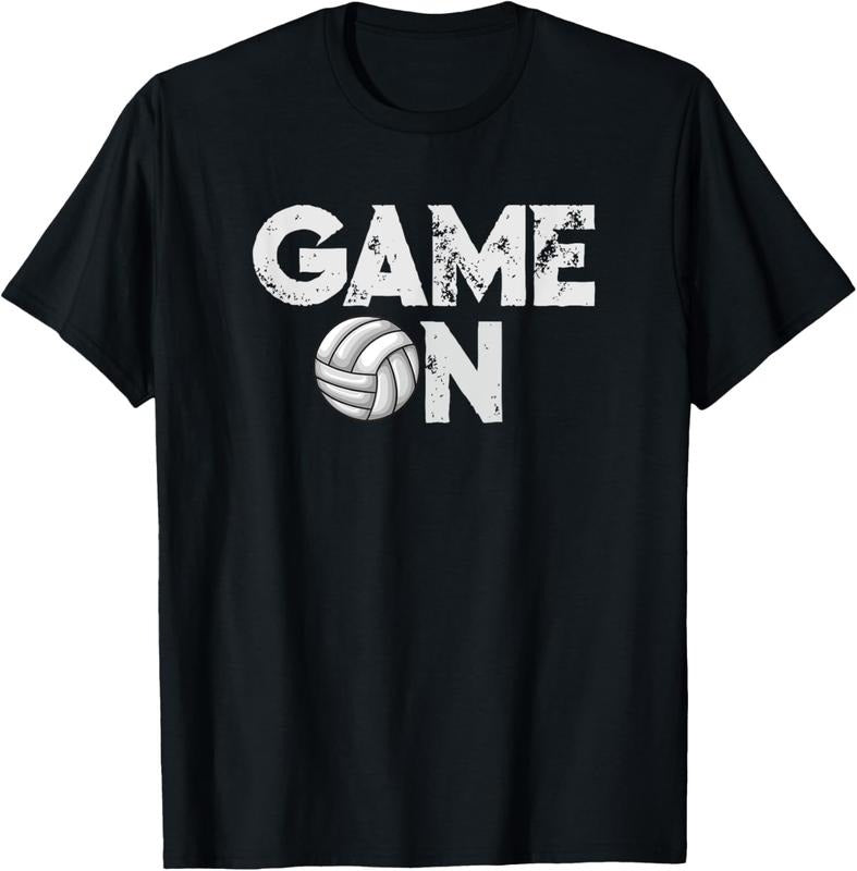 100% Cotton Cute Funny Volleyball For Teen Girls and Women T-Shirt