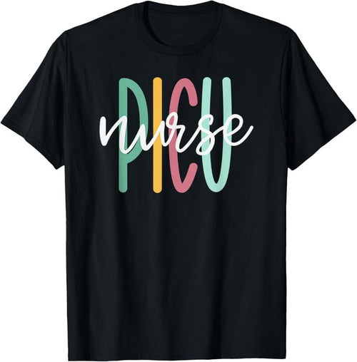 100% Cotton Cute PICU Nurse T-Shirt Hoodie, Sweatshirt | DripVista.com