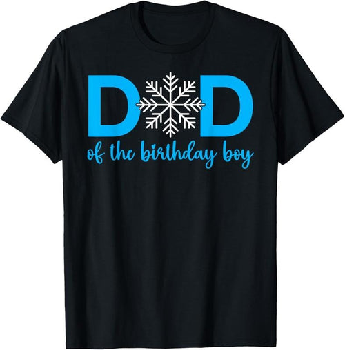 100% Cotton Dad Of The Birthday Boy Winter Onederland 1st Birthday T-Shirt Hoodie, Sweatshirt | DripVista.com