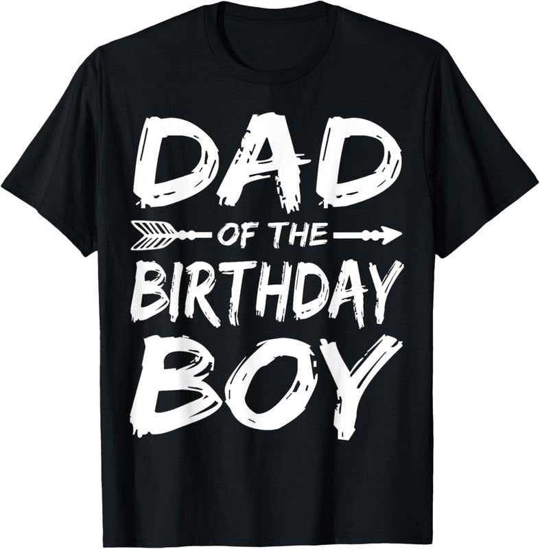 100% Cotton Dad of the birthday boy matching family party T-Shirt Hoodie, Sweatshirt | DripVista.com