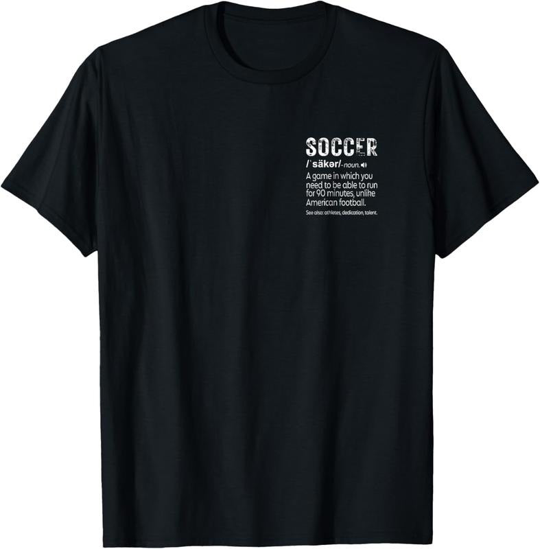 100% Cotton Definition of soccer T-Shirt Hoodie, Sweatshirt | DripVista.com