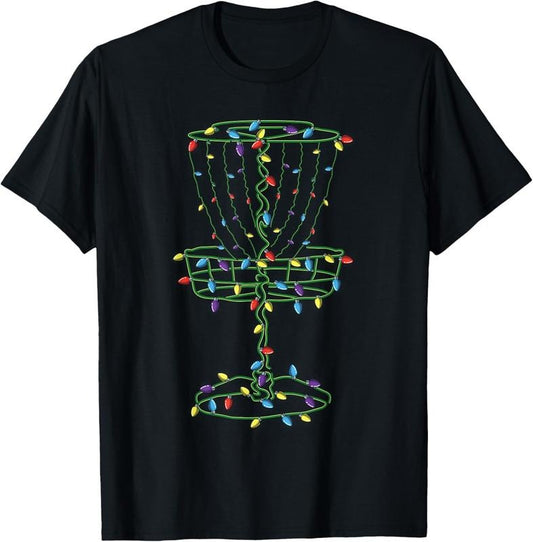 100% Cotton Disc Golf Basket Cool Disc Golf Frisbee Golfer Xmas Gift T-Shirt
