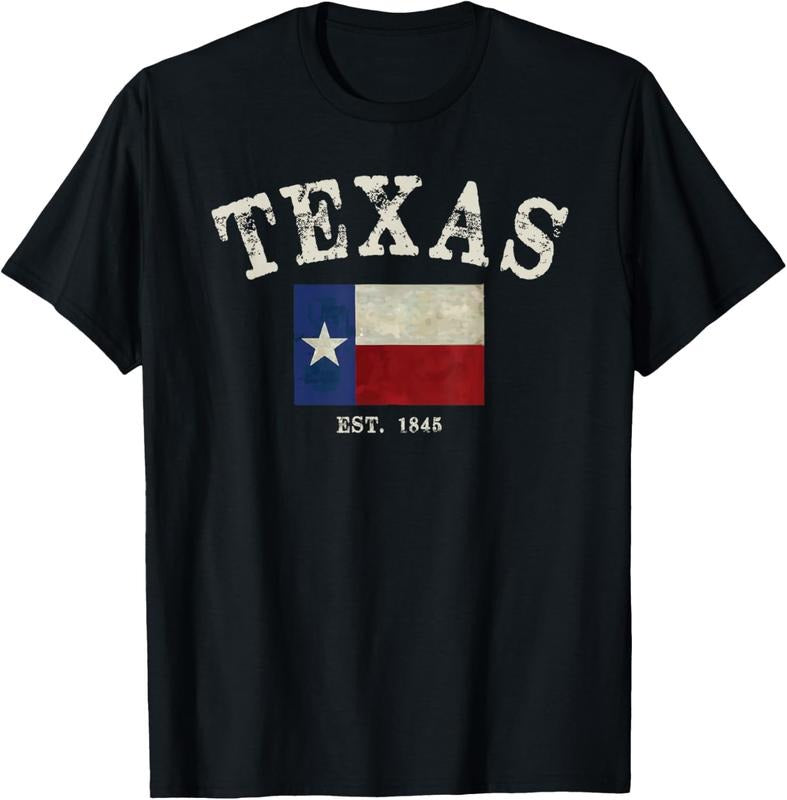 100% Cotton Distressed Texas State Flag T-Shirt Hoodie, Sweatshirt | DripVista.com
