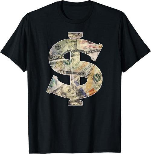 100% Cotton Dollar Sign Cool Money T-Shirt Hoodie, Sweatshirt | DripVista.com