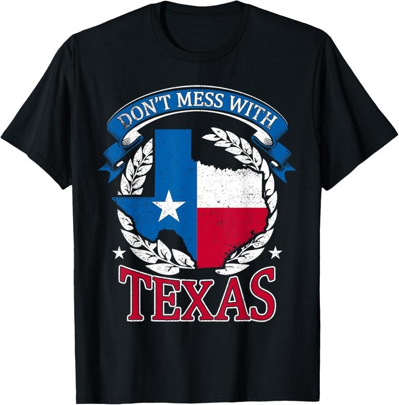 100% Cotton Don't Mess With The State Texas T-Shirt Hoodie, Sweatshirt | DripVista.com