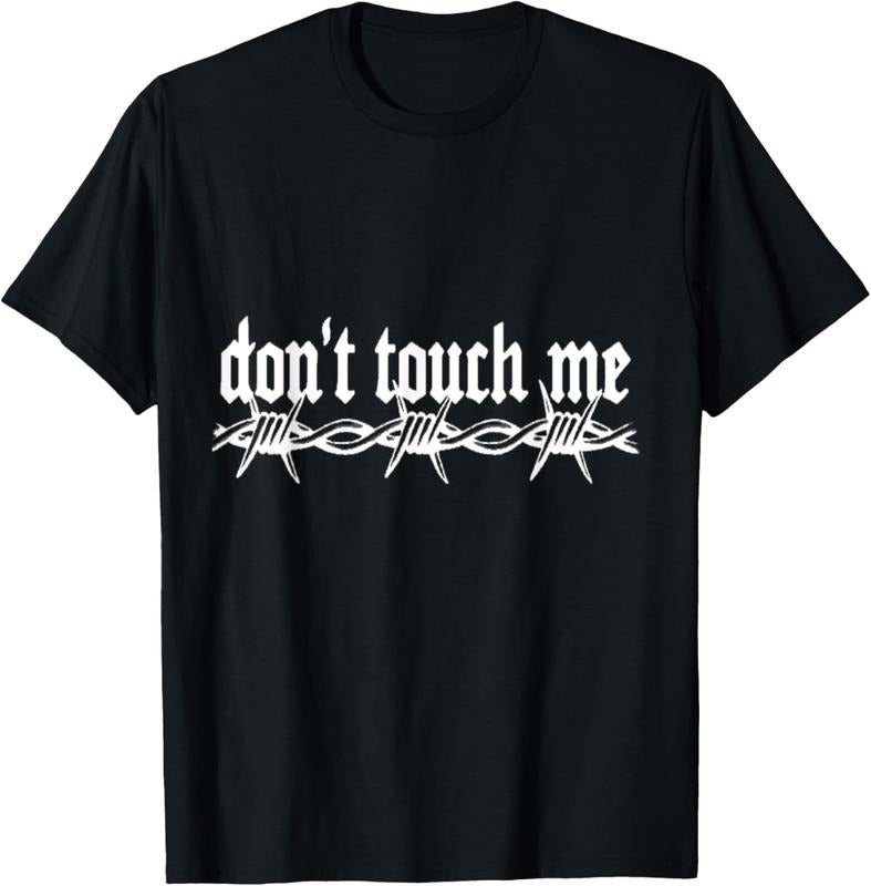 100% Cotton Don't Touch Me Barbed Wire Introvert Art Tattoo Style Gift T-Shirt Hoodie, Sweatshirt | DripVista.com