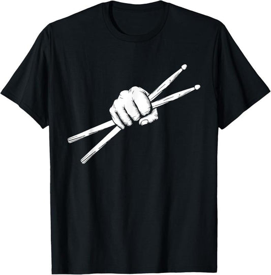 100% Cotton Drumsticks Drummer - Drumset Drums Gift T-Shirt