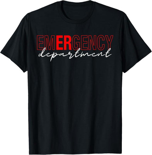 100% Cotton Emergency Room ER RN Nurse Department Healthcare Nursing T-Shirt Hoodie, Sweatshirt | DripVista.com