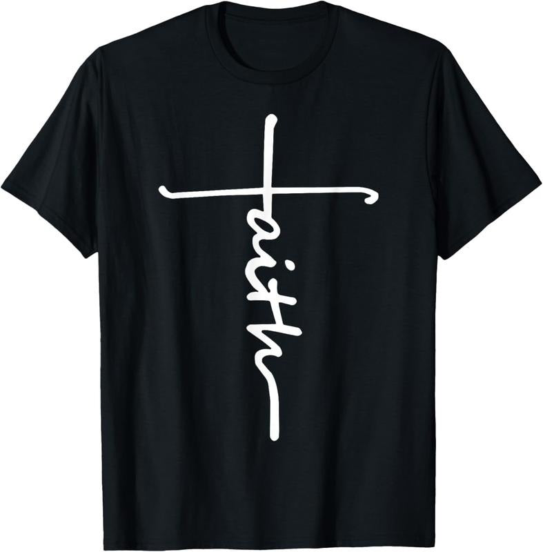 100% Cotton Faith Cross Quotes Christian Lion Luke for Men Women  T-Shirt Hoodie, Sweatshirt | DripVista.com