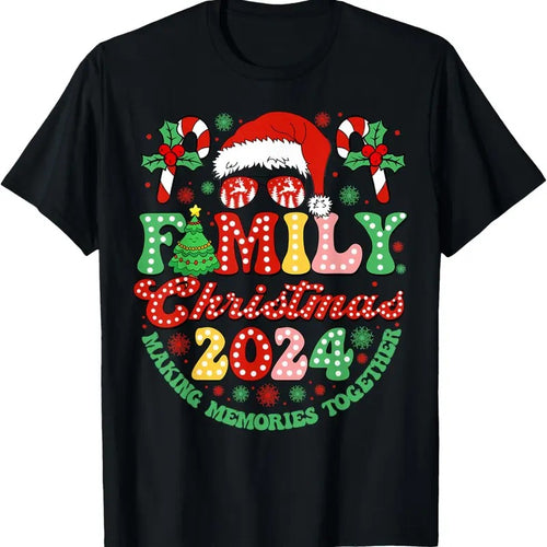 100% Cotton Family Christmas 2024 Christmas Squad Xmas Matching Pajamas T-Shirt Hoodie, Sweatshirt | DripVista.com