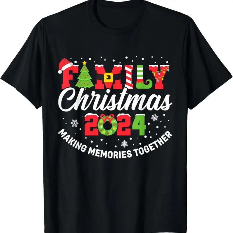 100% Cotton Family Christmas 2024 Matching Outfit Xmas Squad Santa Group T-Shirt Hoodie, Sweatshirt | DripVista.com