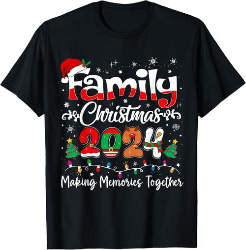 100% Cotton Family Christmas 2024 Matching Outfit Xmas Squad Santa Group T-Shirtstyle{n002}3 T-Shirts, Hoodie, Sweatshirt