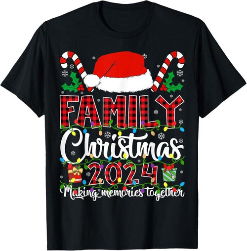100% Cotton Family Christmas 2024 Matching Squad Santa Women Men T-Shirt Hoodie, Sweatshirt | DripVista.com