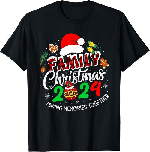 100% Cotton Family Christmas 2024 Matching Xmas Making Memories Together T-Shirtstyle{n002}2 T-Shirts, Hoodie, Sweatshirt