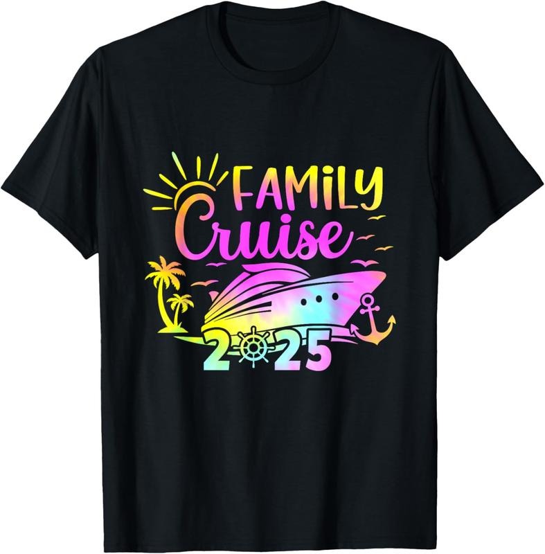100% Cotton Family Cruise 2025 Family Vacation Matching for Cruise 2025 T-Shirt Hoodie, Sweatshirt | DripVista.com