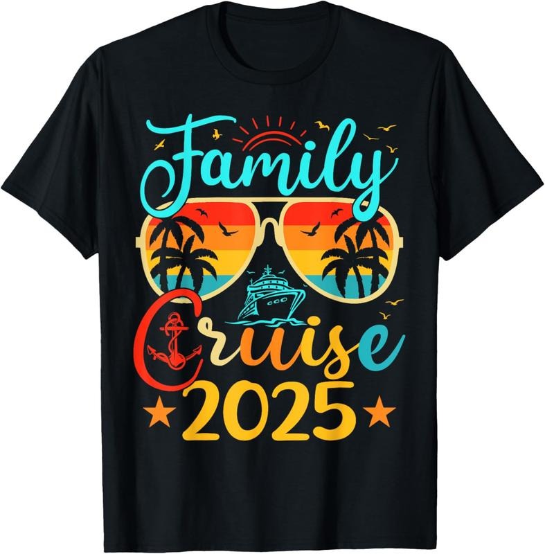 100% Cotton Family Cruise 2025 Summer Vacation Matching Family Cruise T-Shirt Hoodie, Sweatshirt | DripVista.com