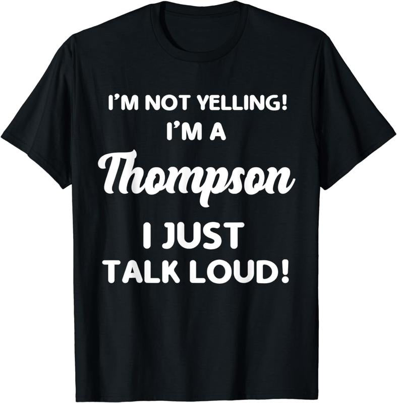 [100% Cotton]Family Surname Thompson Funny Reunion Last Name Tag T-Shirt Hoodie, Sweatshirt | DripVista.com