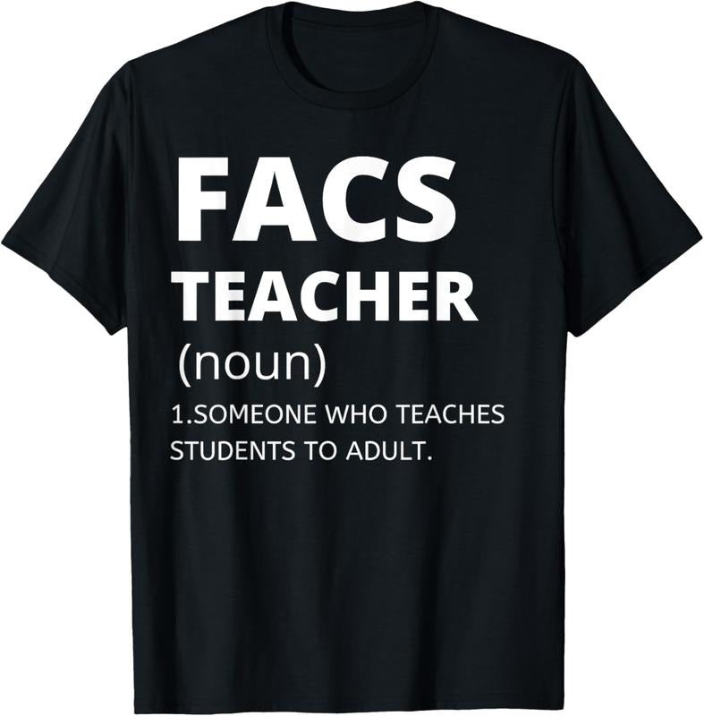100% Cotton Family and Consumer Science Teacher - Funny FACS Teacher T-Shirt Hoodie, Sweatshirt | DripVista.com