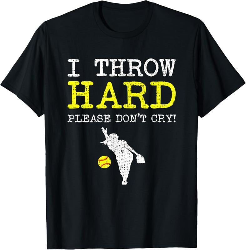 100% Cotton Fastpitch Softball Pitcher Funny T-Shirt Hoodie, Sweatshirt | DripVista.com