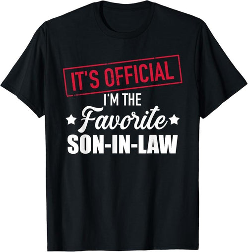 100% Cotton Favorite son-in-law from mother-in-law or father-in-law T-Shirt Hoodie, Sweatshirt | DripVista.com